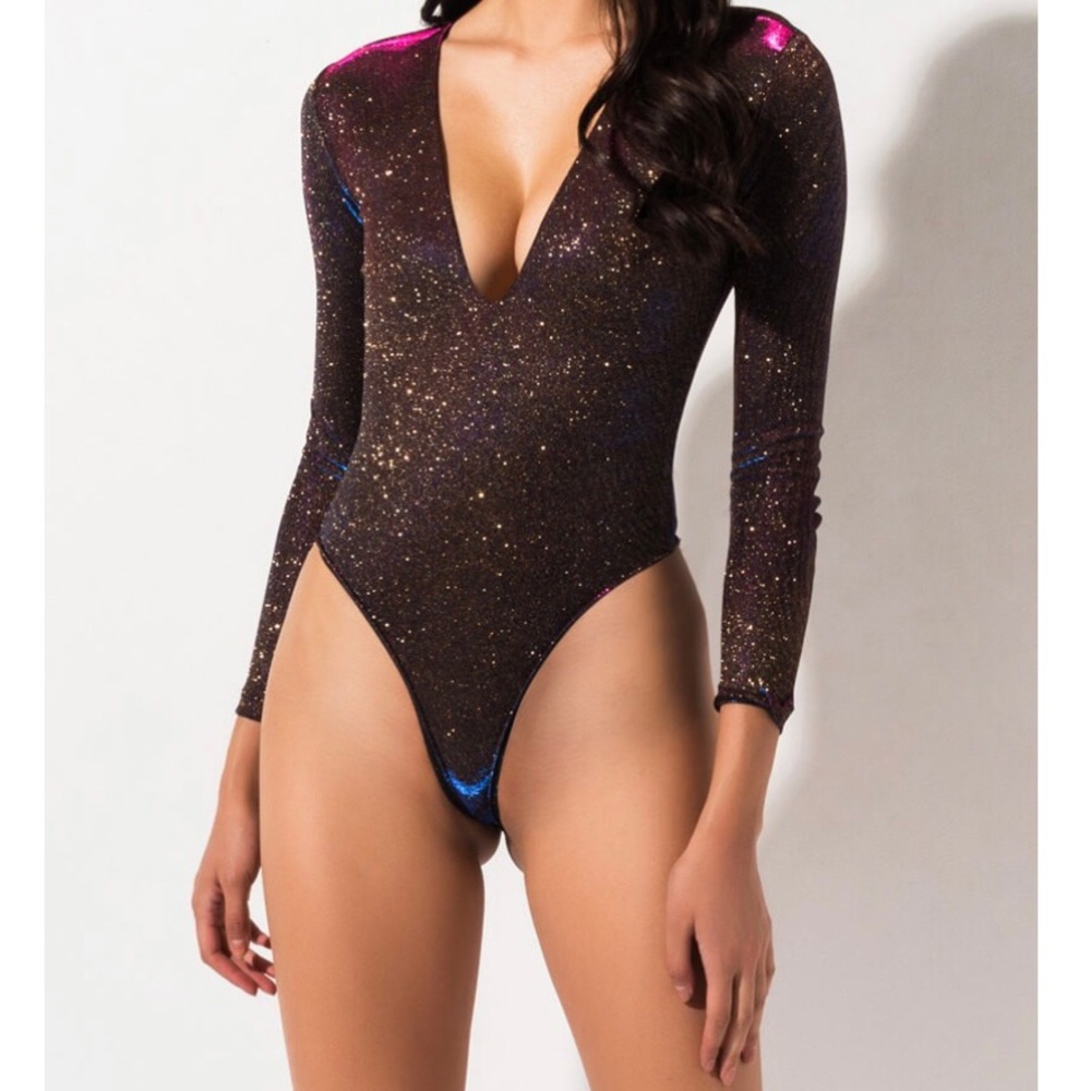 GOLD RUSH LONG SLEEVE BODYSUIT